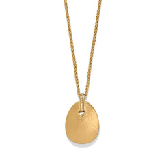 Meridian orbit gold large pendant