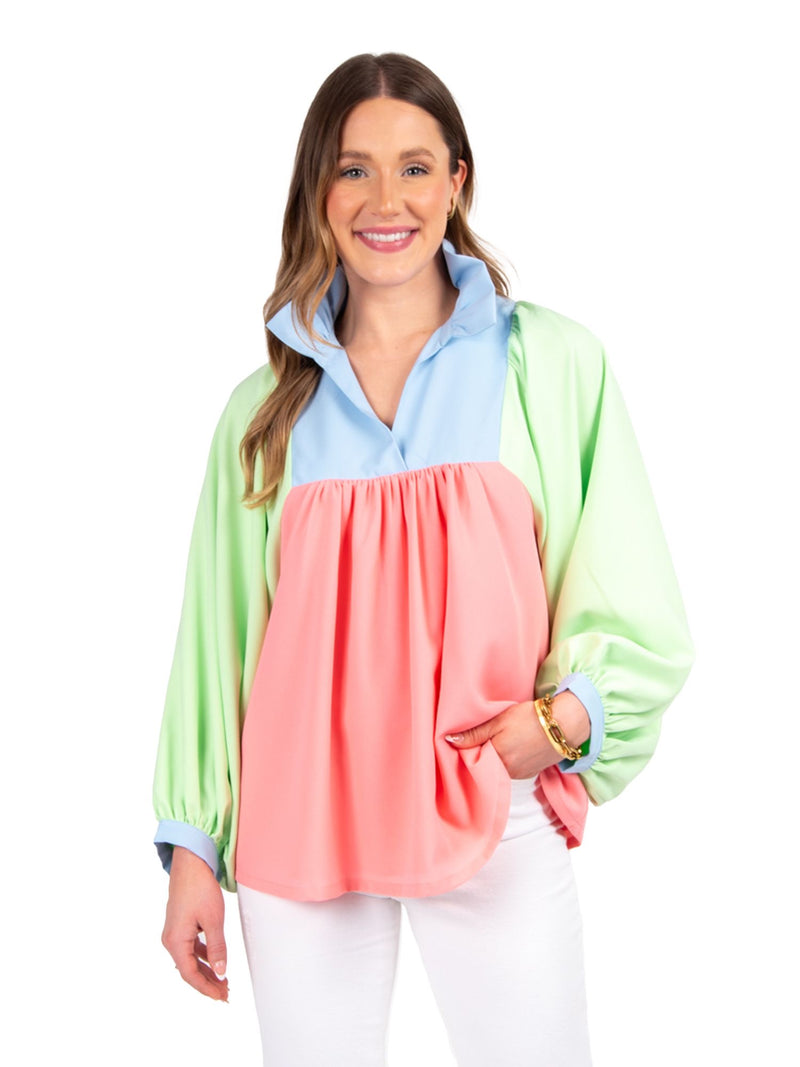 Stella top- Guava COLORBLOCK
