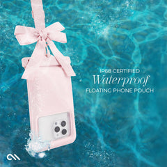 Ballet Pink Bow Waterproof Floating Pouch: Ballet Pink