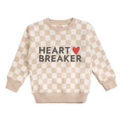 Heartbreaker Checkered Valentine's Day Sweatshirt