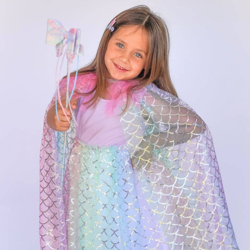 Rainbow Mermaid Cape - Dress Up - Kids