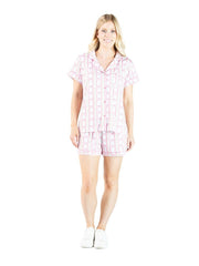 Short sleeve short pajama set