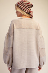Waffle pant set