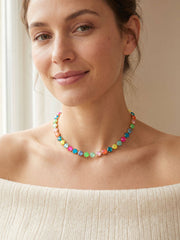Matilda Choker Necklace -Vibrant