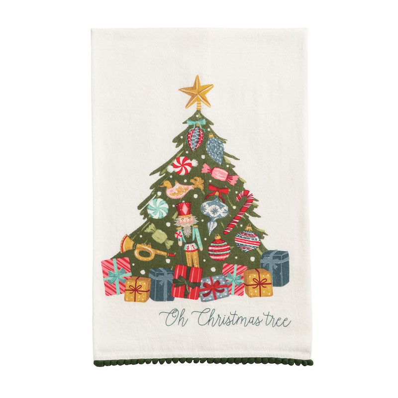 Holiday printed kitchen towel