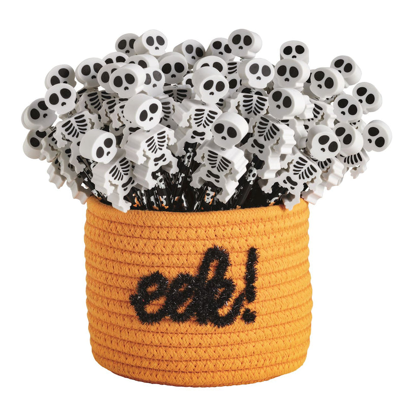 Skeleton Eraser with pencil