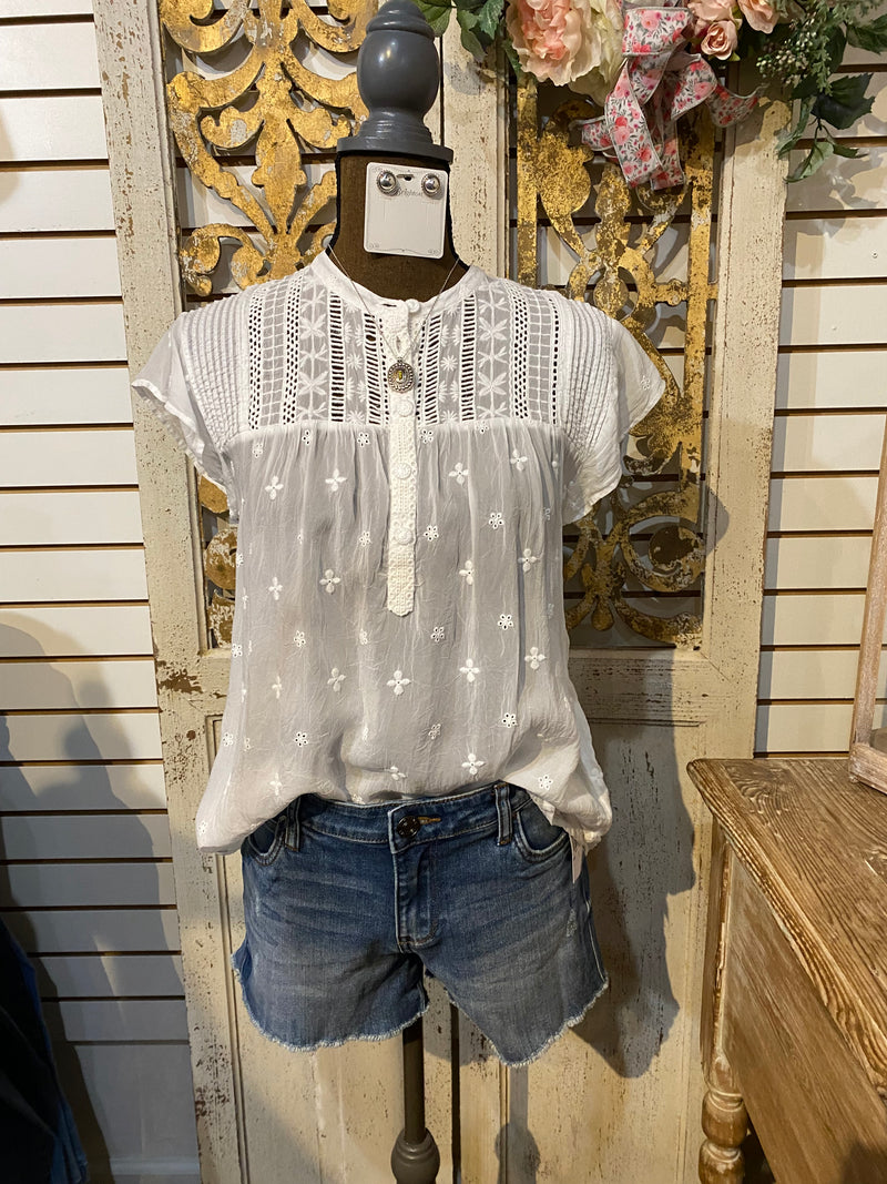 Tunara Blouse- White