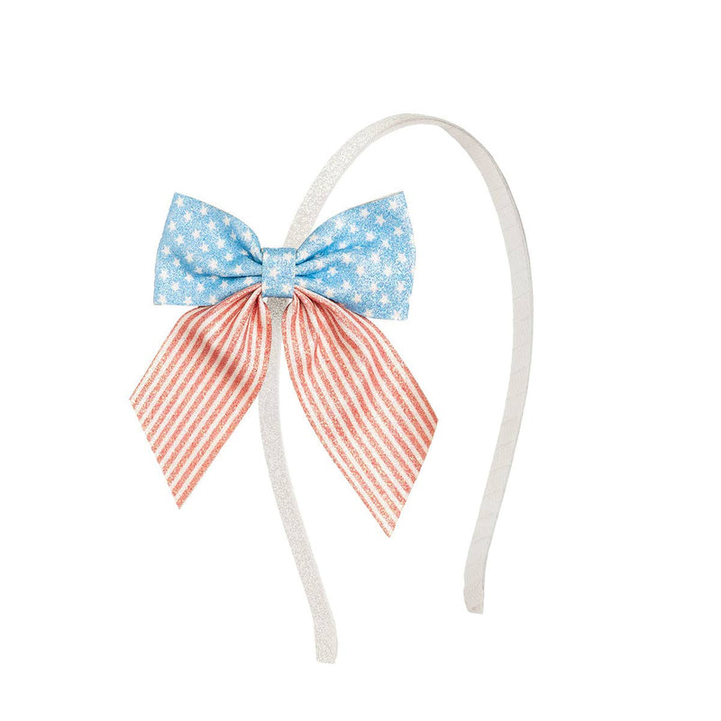 Patriotic Cutie Bow Headband - Hair Bows - 4th of July
