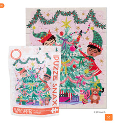 Holiday puzzle snax