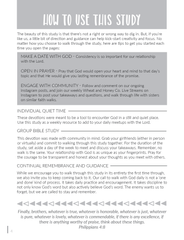 STAY Devotional: God's Presence and Promises