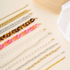 Trucker Hat Chain-Pearl