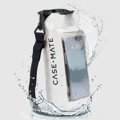 Waterproof Mini Phone Bucket Bag: Purple Paradise