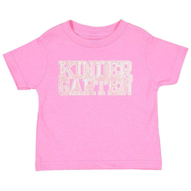 Kindergarten Sequin Patch Short Sleeve