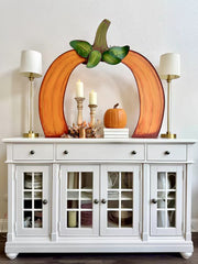 Tabletop arch pumpkin