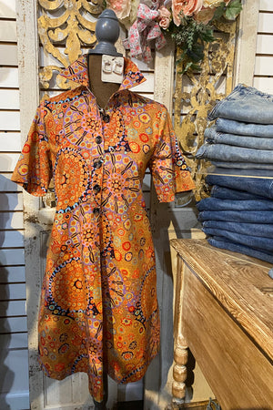 Kaleidoscope shift dress