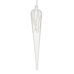 Crusted Icicle Ornament