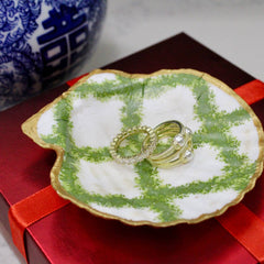 Lattice Shell Jewelry and Trinket Dish
