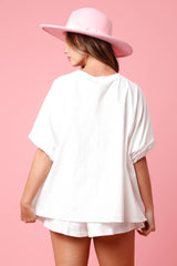 'Birthday Queen' Sequin Top