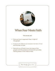 When Fear Meets Faith