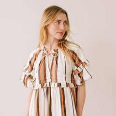 Vintage Stripe Charlotte Dress
