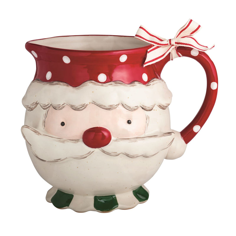 Farm house santa pitcher