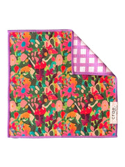Violet: Reversible Washcloth: Multi / 12x12 in / Washcloth