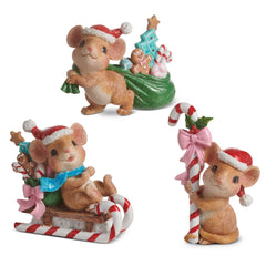 5.5” mice giving gift