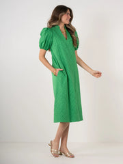 Hampton Dress- Fairway green