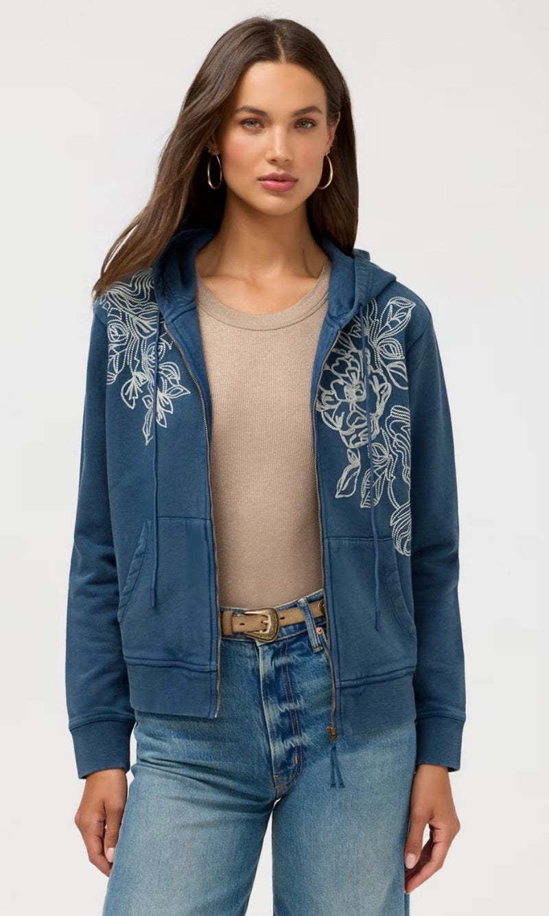 Tea Garden zip up hoodie