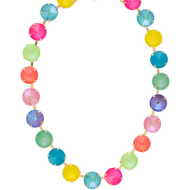 Nadine Tennis Necklace -Vibrant