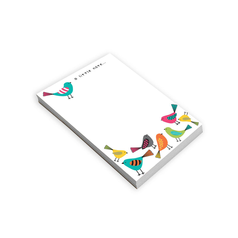 Memo Pad - Bright Birds