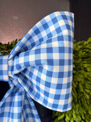 The Bluebell Gingham Bow