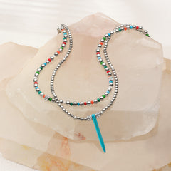 Meridian Petite Sphere Turquoise Necklace