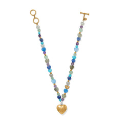 One heart multi necklace