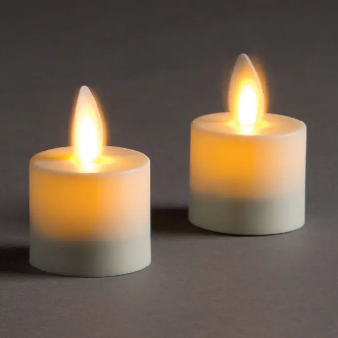 Moving flame tea lights (set of 2)
