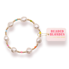 Rainbow Sadie Bracelet: Extended 7.25 inch