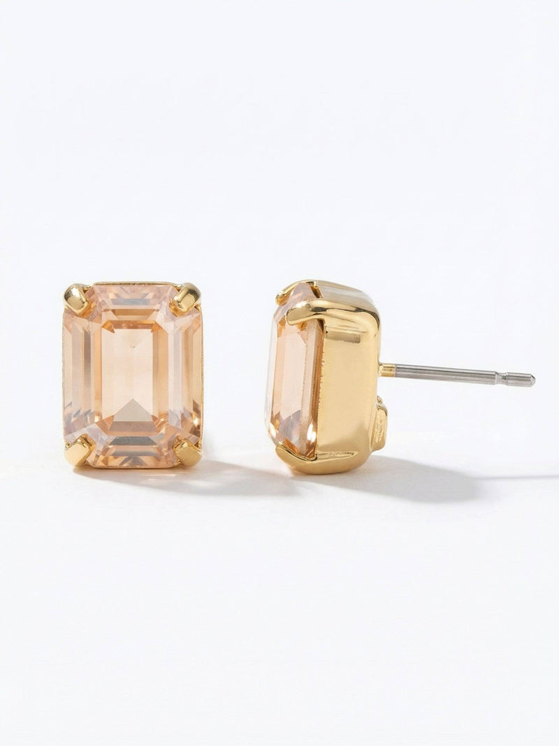 Octavia Stud Earrings - Metallic