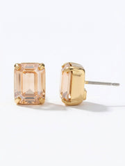 Octavia Stud Earrings - Metallic
