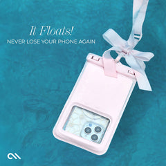 Ballet Pink Bow Waterproof Floating Pouch: Ballet Pink