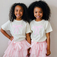 Coquette Bow Patch Short Sleeve T-Shirt