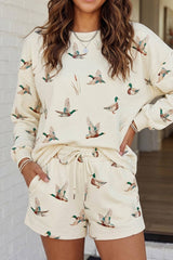 LAS Mallard Drawstring Shorts Set