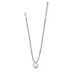 Meridian Petite Wave heart necklace