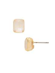 Octavia Stud Earrings -White