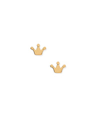 Screwback Stud Earrings - Princess Gold