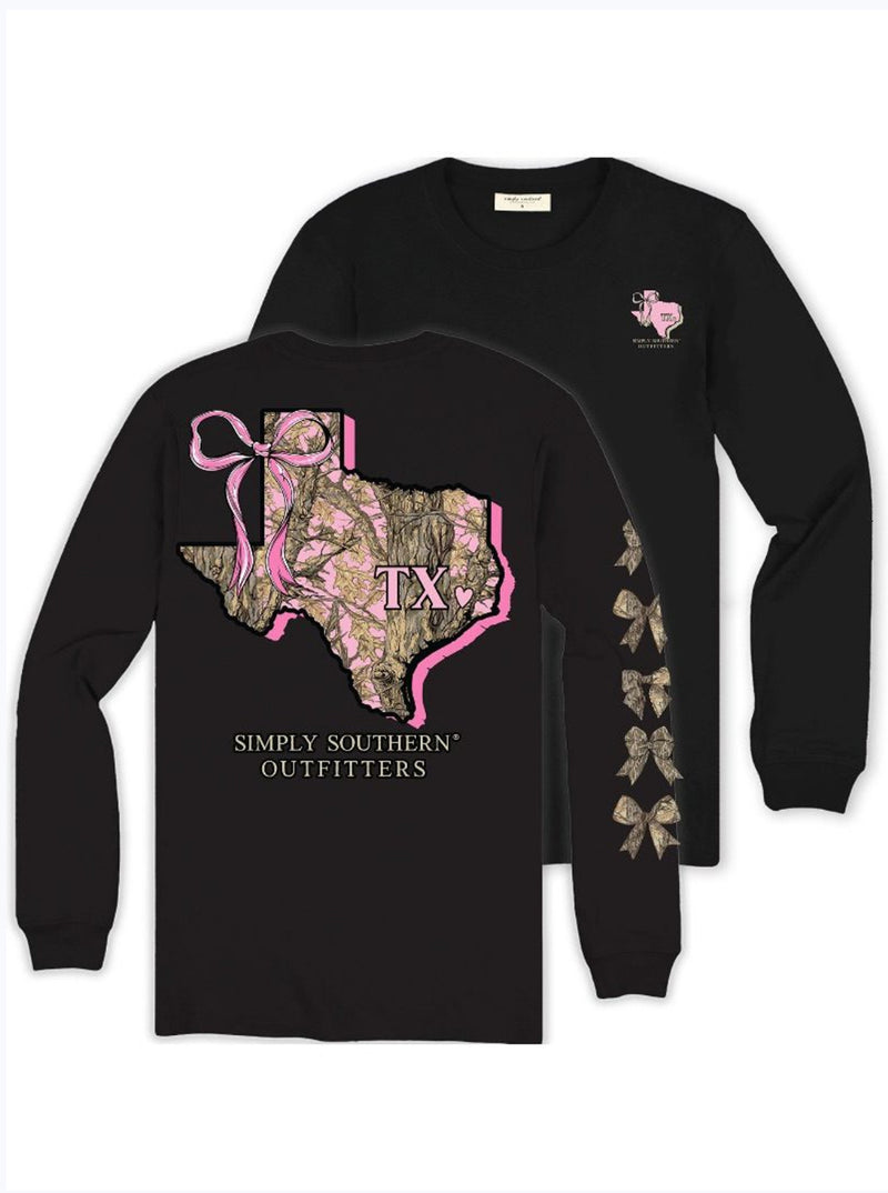 Texas Camo Long Sleeve Tee