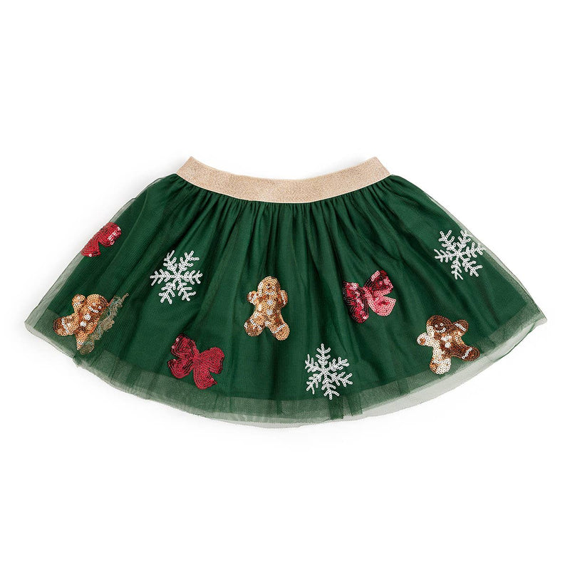 Gingerbread Joy Sequin Christmas Tutu