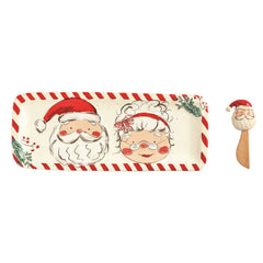 Mr. And Mrs. Clause hostess set