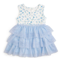 Sky Floral Tank Tutu Dress