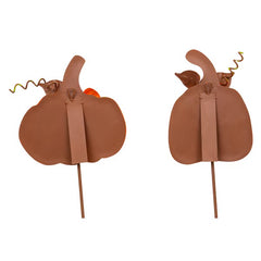 Small ribbon pumpkin