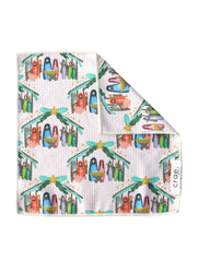 Away in a Manger: Double-Sided Washcloth: Cream / Washcloth (12 in x 12 in)